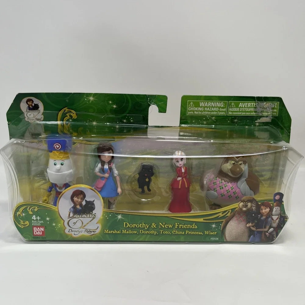 LEGENDS OF OZ DOROTHY'S RETURN FIGURE SET CLASSIC FRIENDS BANDAI 2013 RARE